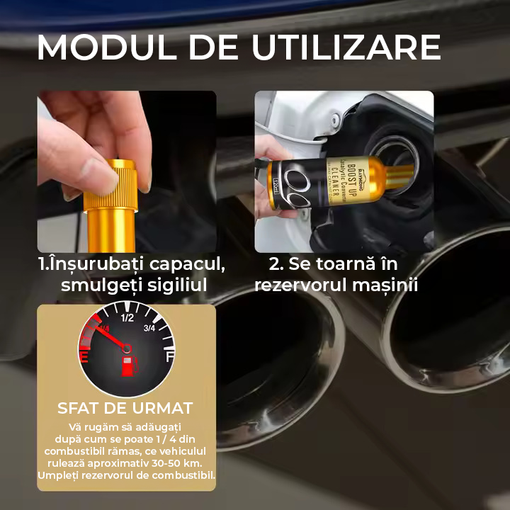 CatalizClean™ – Curăță Convertorul Catalitic și Redu Consumul!