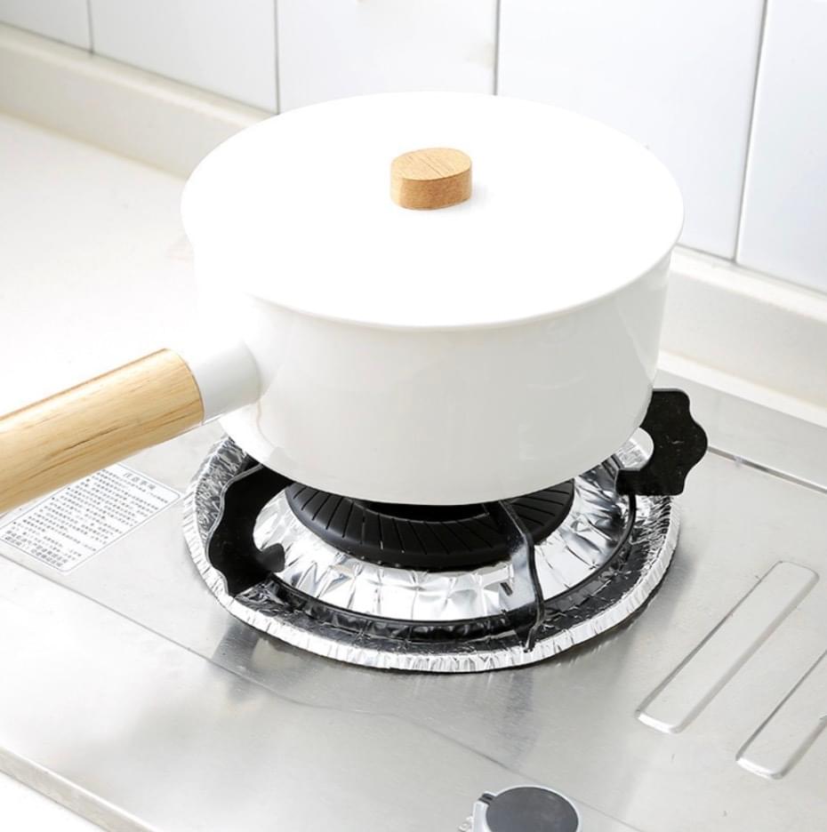 10 X Folii Aluminiu REUTILIZABILE pentru aragaz