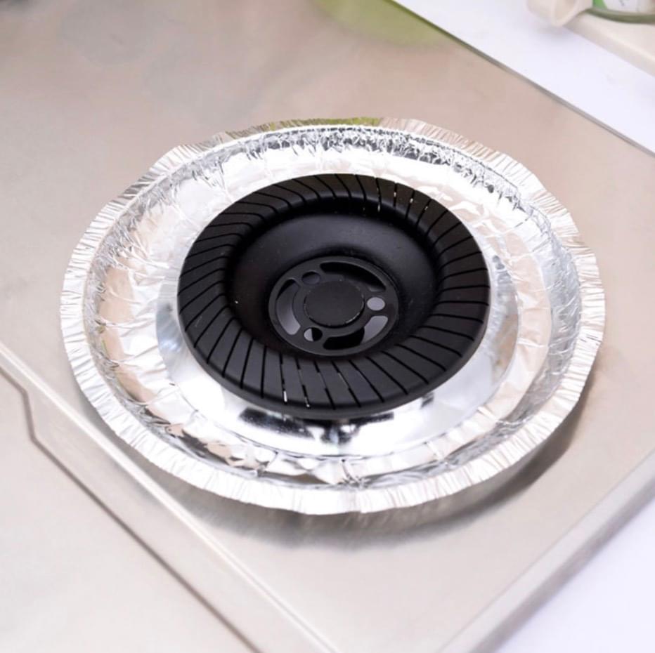 10 X Folii Aluminiu REUTILIZABILE pentru aragaz