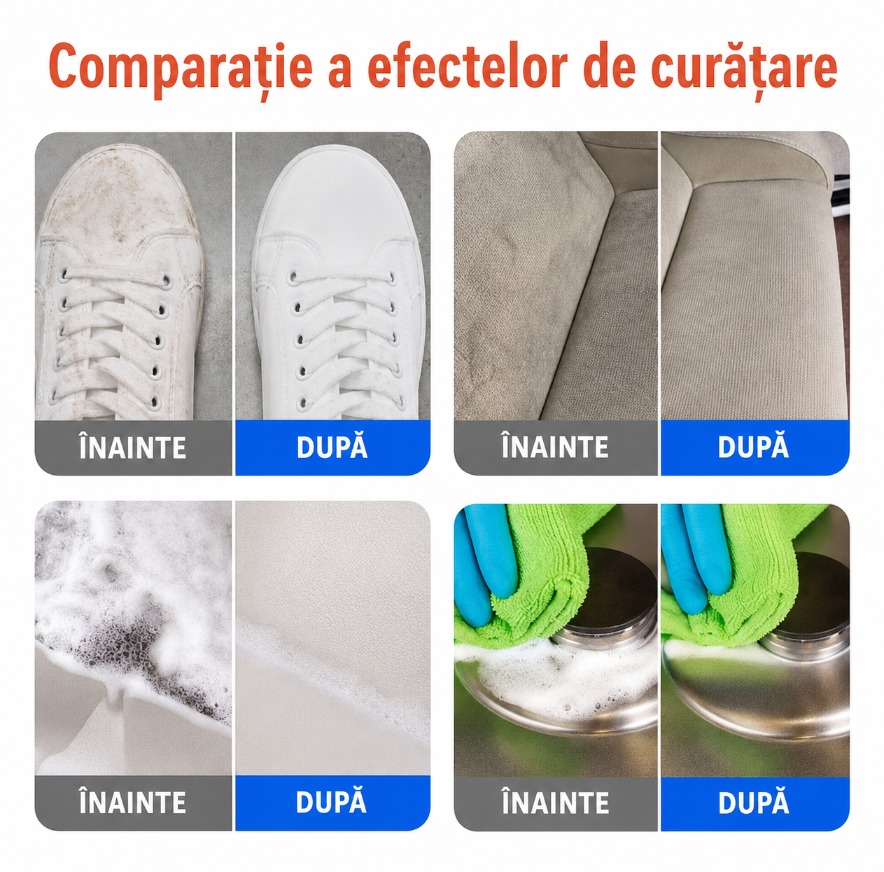 FoamPro™ 3-în-1 — Spumă Activă Multi-Suprafețe